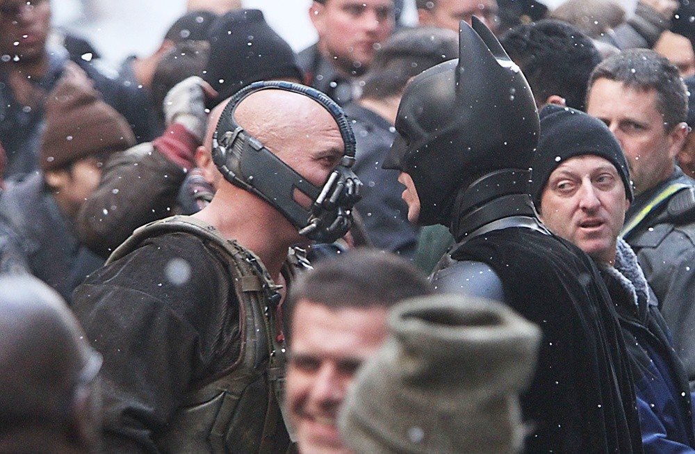Tom Hardy Picture 23 - On The Batman Movie Set of The Dark Knight