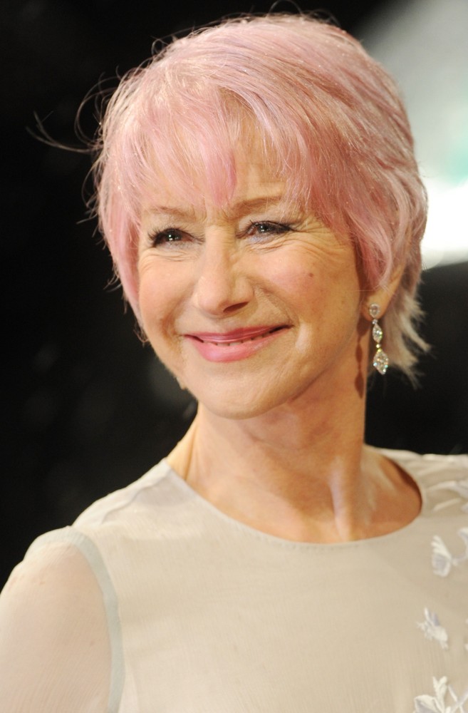 Helen Mirren Short Hairstyles for Women Over 60