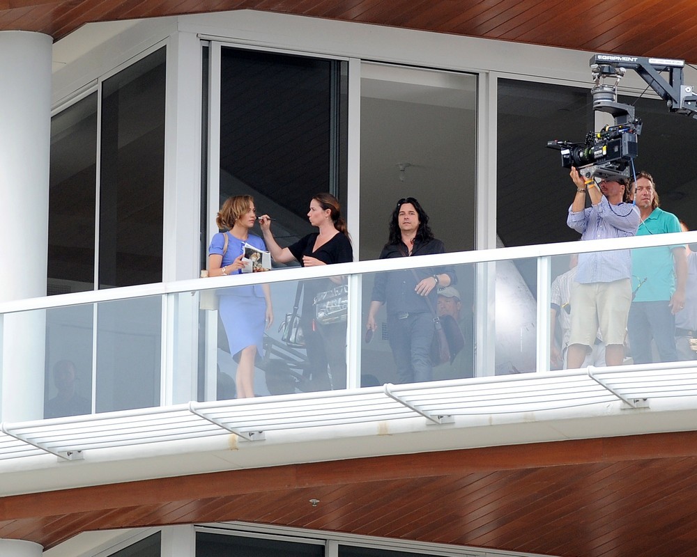 On The Film Set of Parker Shooting on Location in Florida