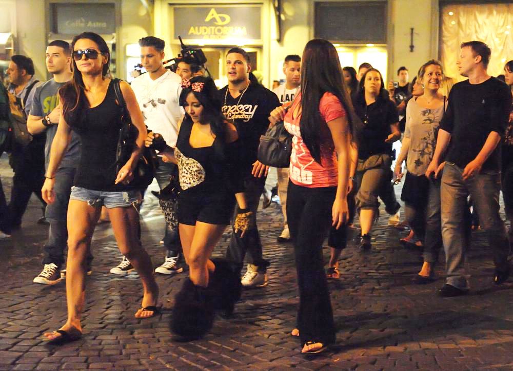 Jersey Shore has officially invaded Italy The cast arrived in Florence on 