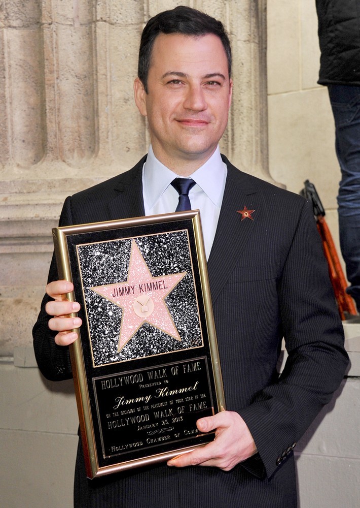 walk of fame talk show jimmy kimmel