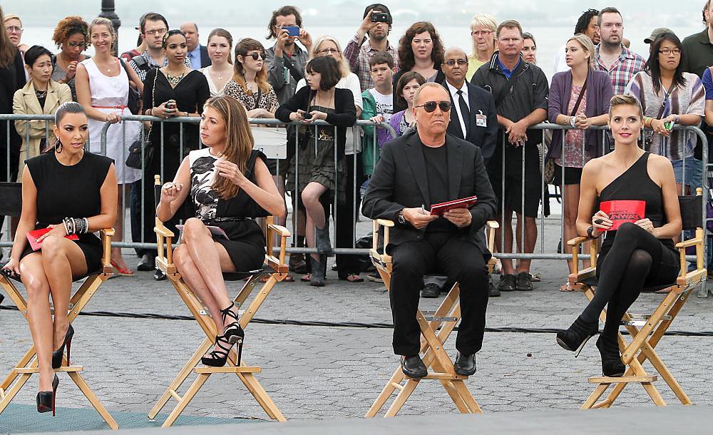 Kim Kardashian, Nina Garcia, Michael Kors, Heidi Klum
