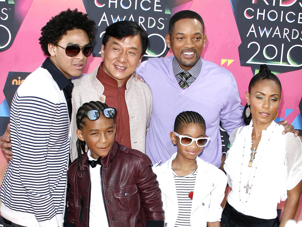 jada pinkett smith and will smith kids. Jackie Chan, Will Smith, Jada