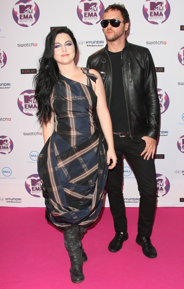 Amy Lee Tim McCord Evanescence The MTV Europe Music Awards 2011 EMAs