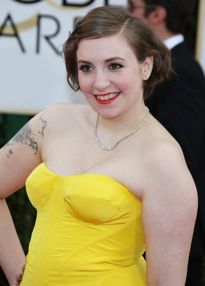 Lena Dunham Picture 98 71st Annual Golden Globe Awards Arrivals