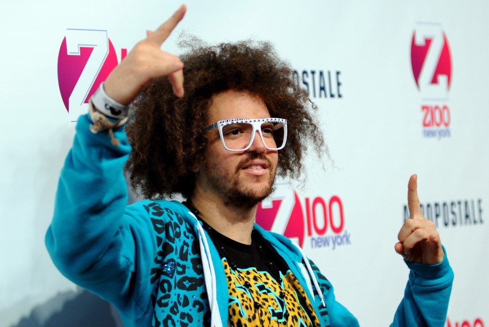 Redfoo LMFAO Z100's 2011 Jingle Ball Presented by Aeropostale Arrivals