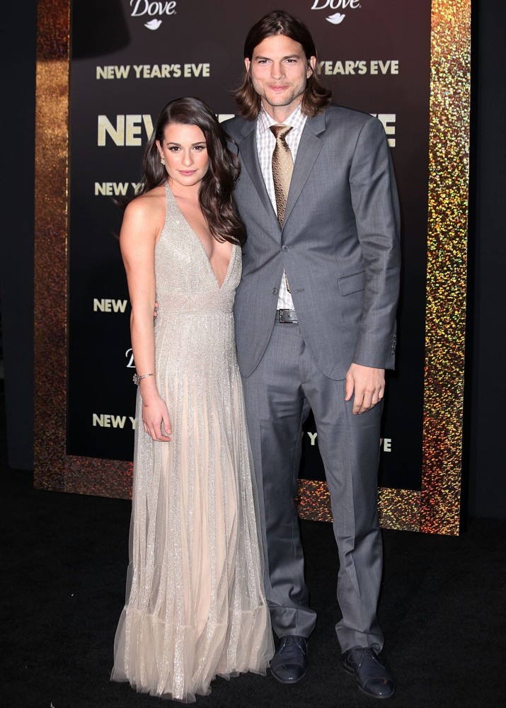 Lea Michele, Ashton Kutcher
