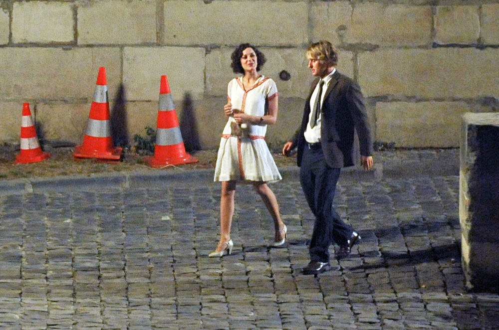 OnSet Pics of 'Midnight in Paris' Marion Cotillard and Owen Wilson