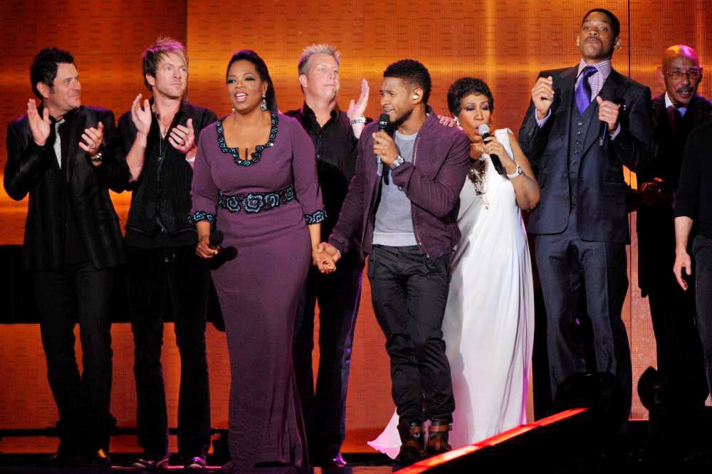 Oprah Winfrey, Usher, Aretha Franklin, Will Smith