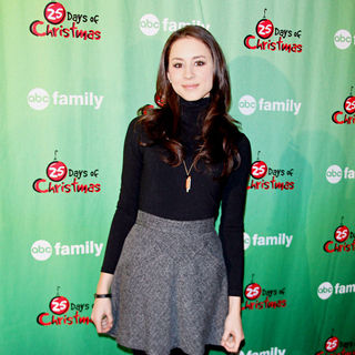 Troian Bellisario in ABC Family's Winter Wonderland