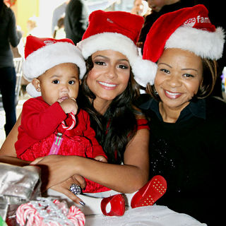 Christina Milian, Carmen Milian in ABC Family's Winter Wonderland