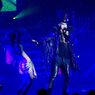 Adam Lambert in In Concert at The Nokia Theater as Part of Glam Nation Tour