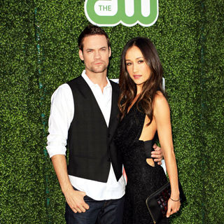Shane West, Maggie Q in 2010 CBS, CW, Showtime Summer Press Tour Party
