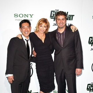 Grant Imahara, Kari Byron, Tory Belleci in Premiere of Columbia Pictures "The Green Hornet" - Arrivals