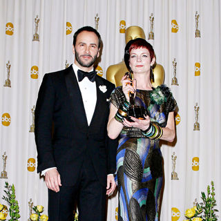 Tom Ford, Sandy Powell in The 82nd Annual Academy Awards (Oscars) - Press Room