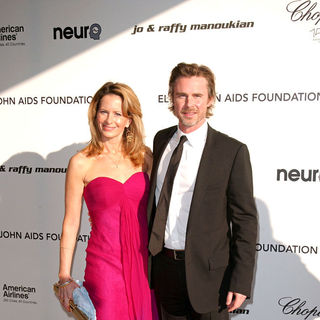 Missy Yager, Sam Trammell in 18th Annual Elton John AIDS Foundation Academy Awards (Oscars) Viewing Party - Arrivals