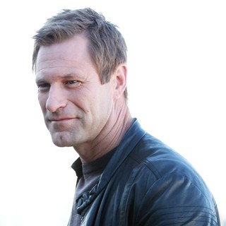 Aaron Eckhart in Russian Photocall for Olympus Has Fallen