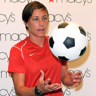 Abby Wambach in The U.S. Women's National Soccer Team Appears at Macy's Town Center Mall