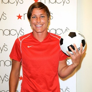 Abby Wambach in The U.S. Women's National Soccer Team Appears at Macy's Town Center Mall