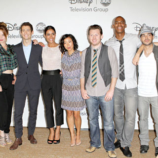 Michael Stahl-David, Kelli Garner, Julian Morris, Daniella Alonso, Anne Son, Keir O'Donnell, Mehcad Brooks, Sebastian Sozzi, Jaime King in Disney ABC Family 2010 Summer TCA Tour