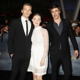 Jake Abel, Saoirse Ronan, Max Irons in The Premiere of The Twilight Saga's Breaking Dawn Part II