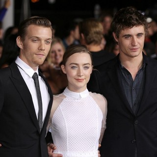 Jake Abel, Saoirse Ronan, Max Irons in The Premiere of The Twilight Saga's Breaking Dawn Part II