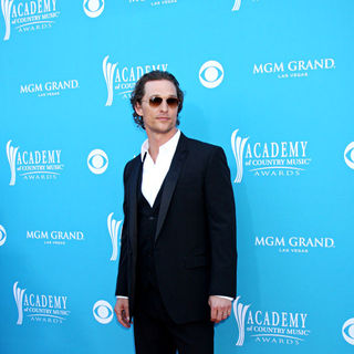 Matthew McConaughey in The 45th Annual Academy of Country Music Awards