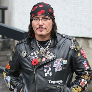 Adam Ant in Adam Ant Outside The ITV Studios