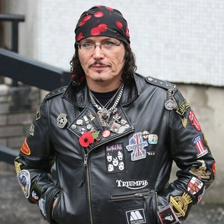 Adam Ant in Adam Ant Outside The ITV Studios