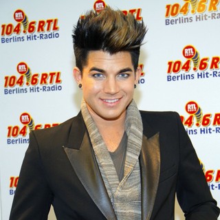 Adam Lambert Pays German Radio Station 104.6 RTL A Visit