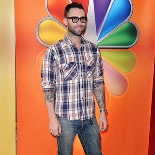 Adam Levine, Maroon 5 in 2012 NBC Upfront Presentation - Arrivals