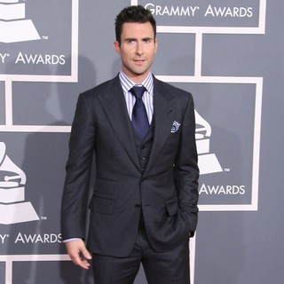 Adam Levine, Maroon 5 in 54th Annual GRAMMY Awards - Arrivals
