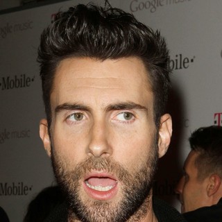 Adam Levine, Maroon 5 in Celebrity Magenta Carpet Arrivals at The Launch Party for Google Music Available on T-Mobile
