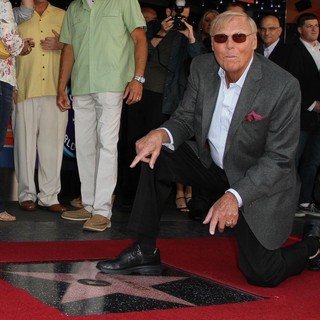 Adam West in Adam West is Honored with A Star on The Hollywood Walk of Fame
