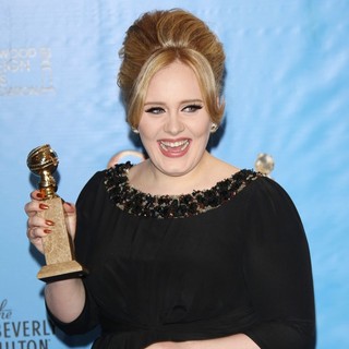 Adele in 70th Annual Golden Globe Awards - Press Room