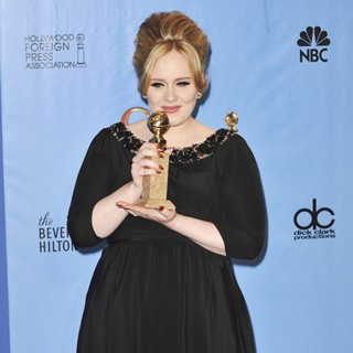 Adele in 70th Annual Golden Globe Awards - Press Room