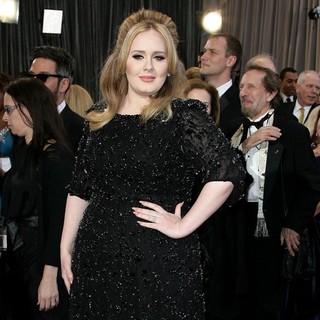Adele in The 85th Annual Oscars - Red Carpet Arrivals