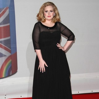Adele in The BRIT Awards 2012 - Arrivals