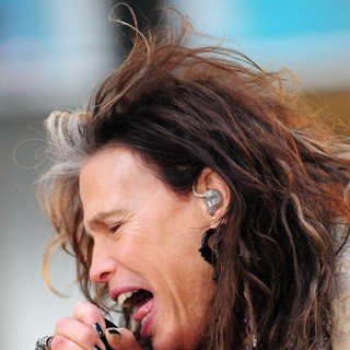 Steven Tyler, Aerosmith in Aerosmith Performing Live During The Today Show Concert Series