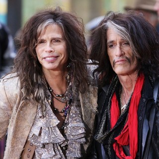 Steven Tyler, Joe Perry, Aerosmith in Aerosmith Performing Live During The Today Show Concert Series