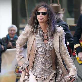 Steven Tyler, Aerosmith in Aerosmith Performing Live During The Today Show Concert Series