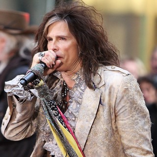 Steven Tyler, Aerosmith in Aerosmith Performing Live During The Today Show Concert Series