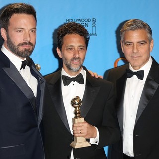 George Clooney in 70th Annual Golden Globe Awards - Press Room - affleck-heslov-clooney-70th-annual-golden-globe-awards-press-room-01