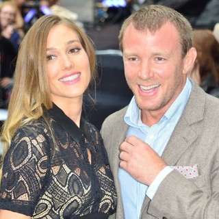Jacqui Ainsley, Guy Ritchie in The European Premiere of The Dark Knight Rises - Arrivals