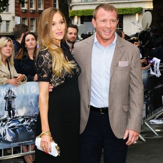 Jacqui Ainsley, Guy Ritchie in The European Premiere of The Dark Knight Rises - Arrivals