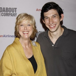 Maria Aitken, Adam Driver in Opening Night of The Broadway Play Man and Boy - After Party