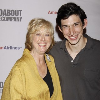 Maria Aitken, Adam Driver in Opening Night of The Broadway Play Man and Boy - After Party