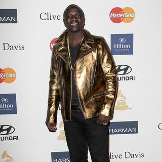 Akon in Clive Davis and The Recording Academy's 2013 Pre-Grammy Gala and Salute to Industry Icons