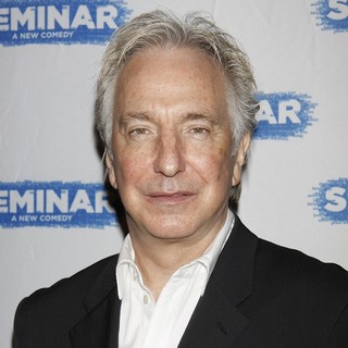 Alan Rickman in After Party for The Broadway World Premiere of Seminar