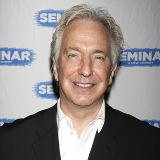 Alan Rickman in After Party for The Broadway World Premiere of Seminar